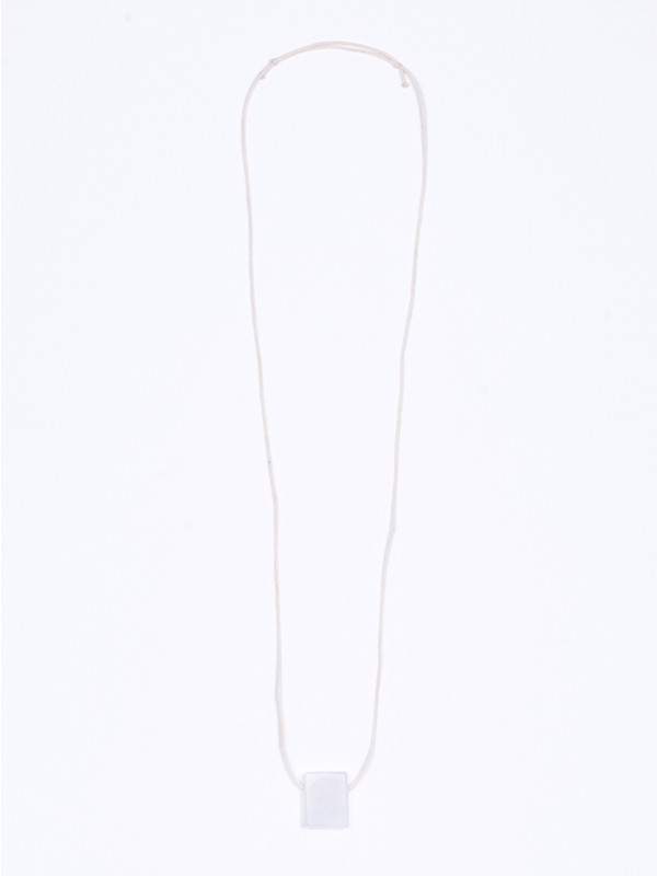 Colar Aromático Minimalista - Quartzo Branco