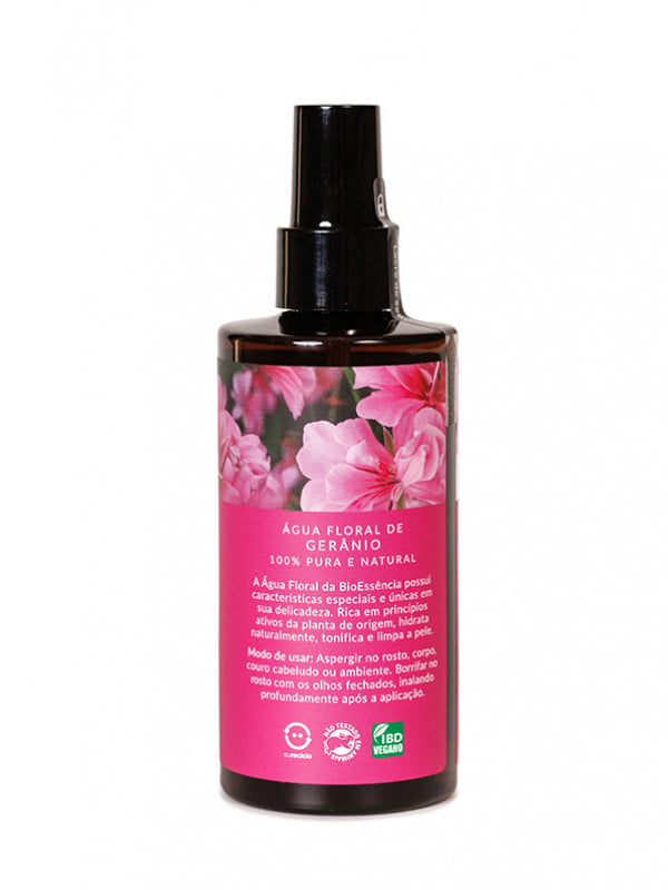 Água Floral de Gerânio 200ML 