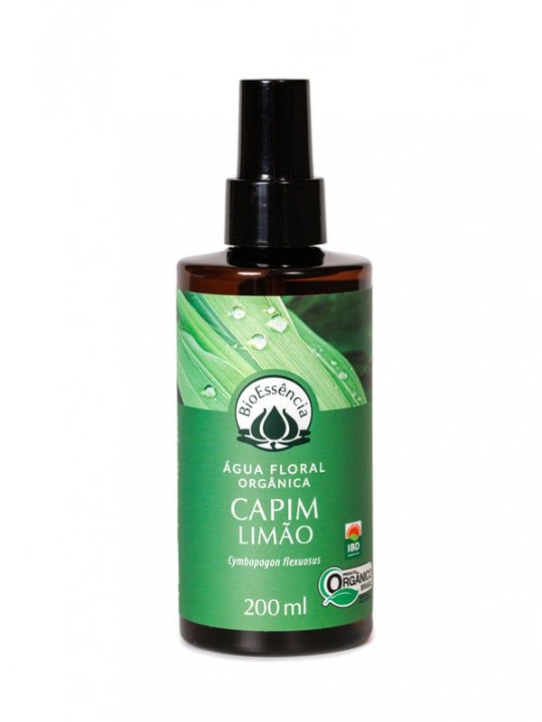 Água Floral Orgânica de Capim Limão 200ML