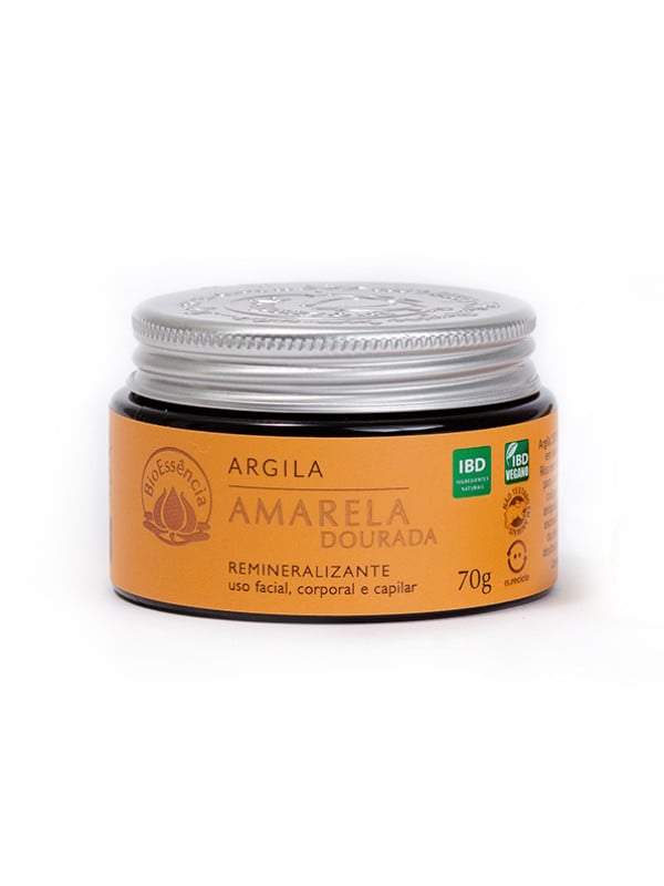 Argila Amarela (Dourada) 70g (Validade: 31/10/2026 - Lote: 231104)