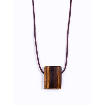 Colar Aromático Minimalista - Olho de Tigre