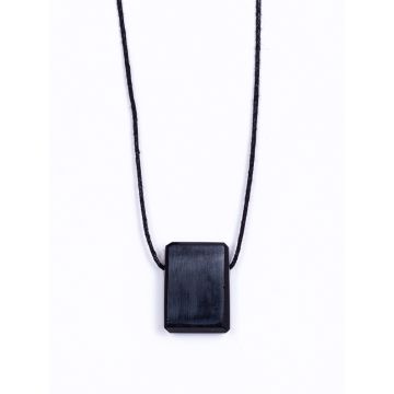Colar Aromático Minimalista - Obsidiana