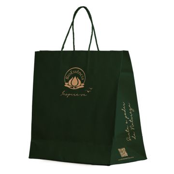 Sacola Kraft Verde G