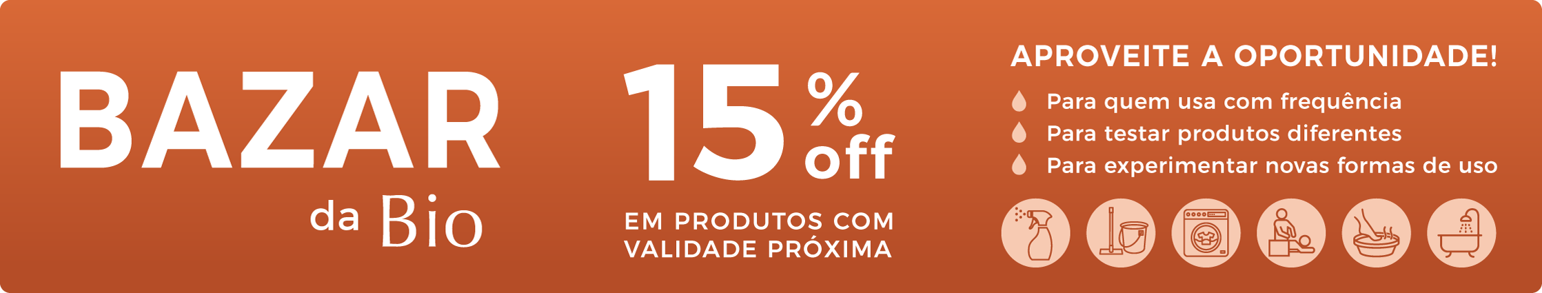 Bazar da Bio — produtos com validade próxima